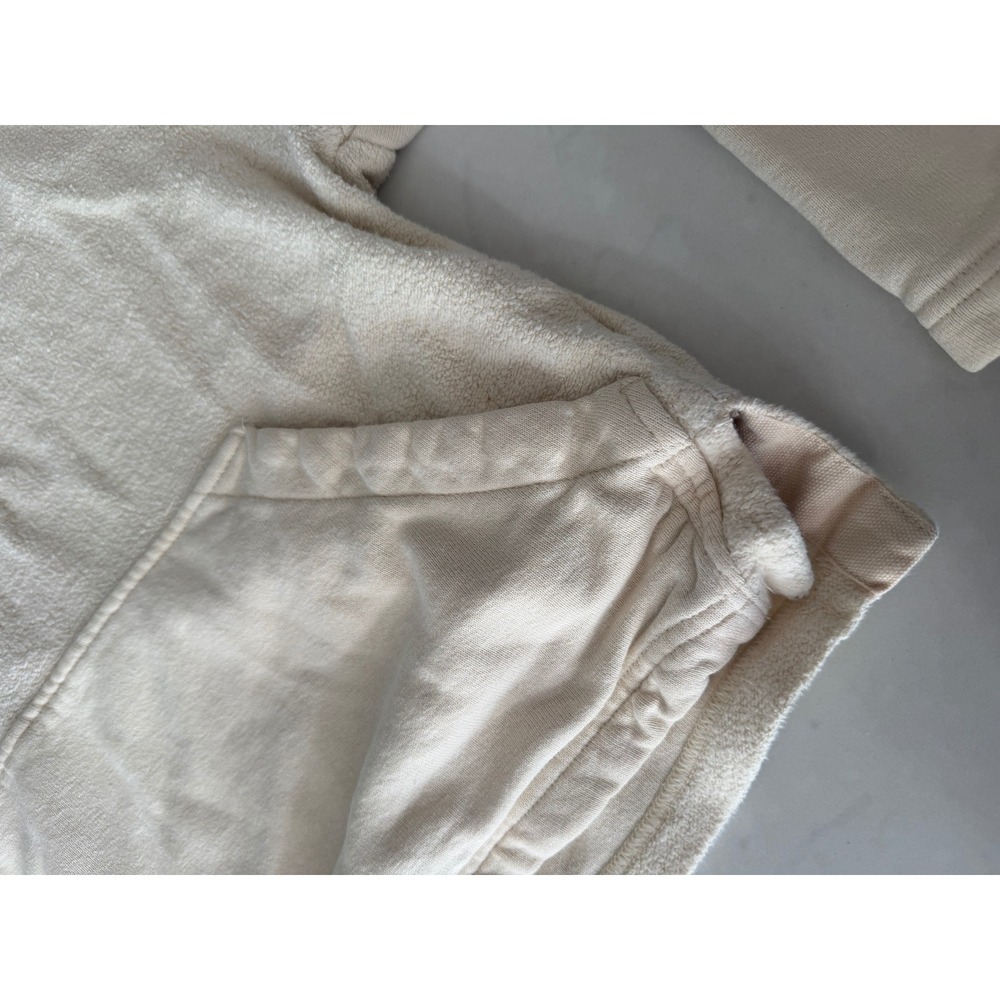 REI Co-op Womens Cream Hemp Cotton Blend Button Neck Pullover Sweatshirt XS - Picture 7 of 8